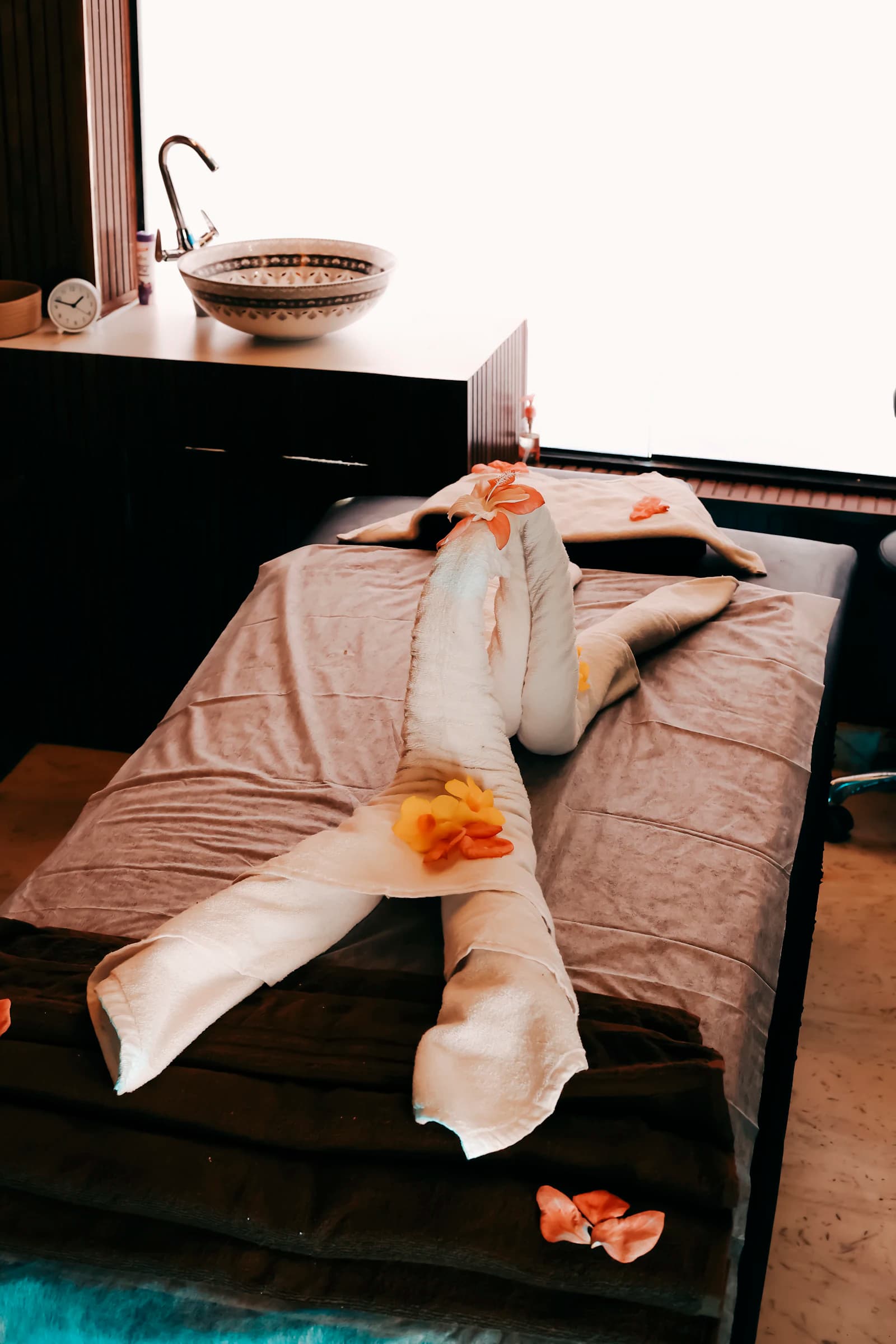 Shirodhara therapy room at EKAM